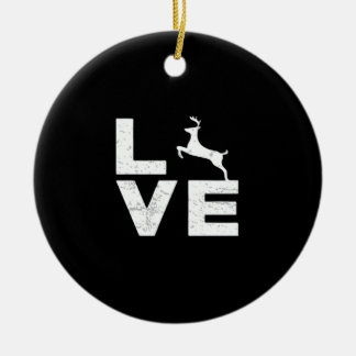 Awesome Deer Lover Trendy Aesthetic DesignOrnament セラミックオーナメント