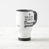 Awesome Director – Funny Personalized Office Gift トラベルマグ (正面右)