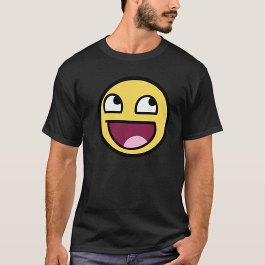 awesome_face tシャツ (正面)