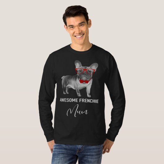 Awesome Fenchie Mum   French Bulldog Tシャツ (正面フル)