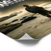 Awesome Fish Stories Fishing In A Mountain Stream ポスター (角)