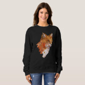 Awesome Fox   Tree Fox Wildlife  Women Men スウェットシャツ (正面フル)
