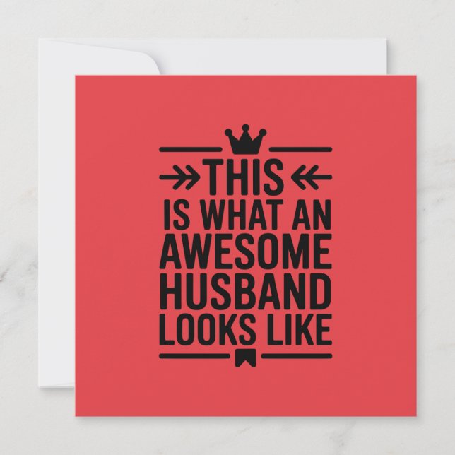 Awesome Husband Minimal Typography (正面)