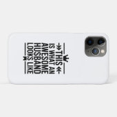 Awesome Husband Minimal Typography Case-Mate iPhoneケース (裏面(横))