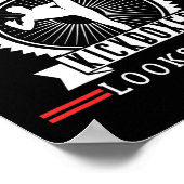 Awesome Kickboxer Kickboxing Funny Quotes Fan Gift ポスター (角)