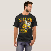 Awesome Killer Bee Hornet Yellowjacket Honeybee Lo Tシャツ (正面フル)