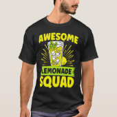 Awesome Lemonade Squad Lemonade Stand Lemon Juice  Tシャツ (正面)