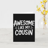 Awesome Like My Cousin  カード (黄色い花)