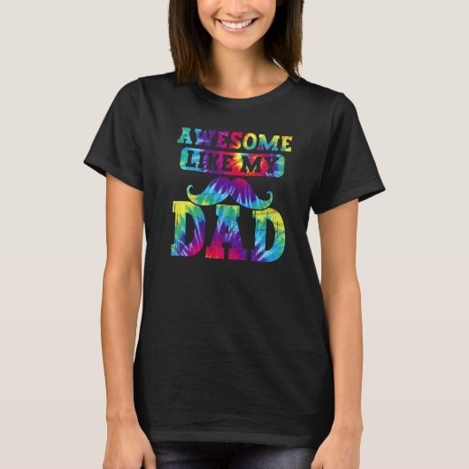 Awesome Like My Dad Matching Fathers Day Family Ki Tシャツ (正面)