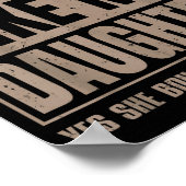 Awesome Like My Daughter Fathers Day Yes She Bough ポスター (角)