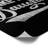 Awesome Like My Daughter For Dad Men Funny Fathers ポスター (角)