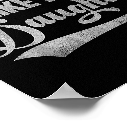 Awesome Like My Daughter For Dad Men Funny Fathers ポスター (角)