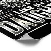 Awesome Like My Daughter For Dad Men Funny Fathers ポスター (角)