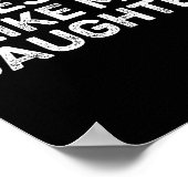 Awesome Like My Daughter For Dad Men Funny Fathers ポスター (角)