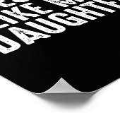 Awesome Like My Daughter For Dad Men Funny Fathers ポスター (角)