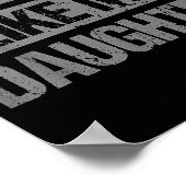 Awesome Like My Daughter For Dad Men Funny Fathers ポスター (角)