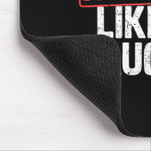 Awesome Like My Daughter Funny Dad Daddy Papa Mom マウスパッド (コーナー)