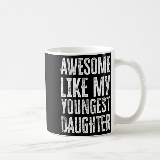 Awesome Like My Daughter Men Funny  コーヒーマグカップ (右)
