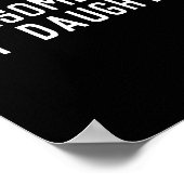 Awesome Like My Daughter Son Father Child Matching ポスター (角)