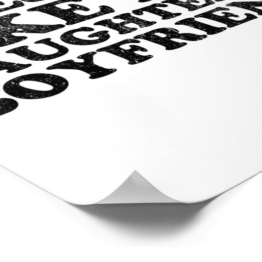 Awesome Like My Daughters Boyfriend Funny Mom Dad ポスター (角)