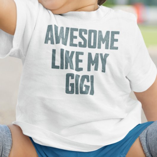 AWESOME LIKE MY GIGI Funny ベビーTシャツ