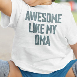AWESOME LIKE MY OMA Funny ベビーTシャツ