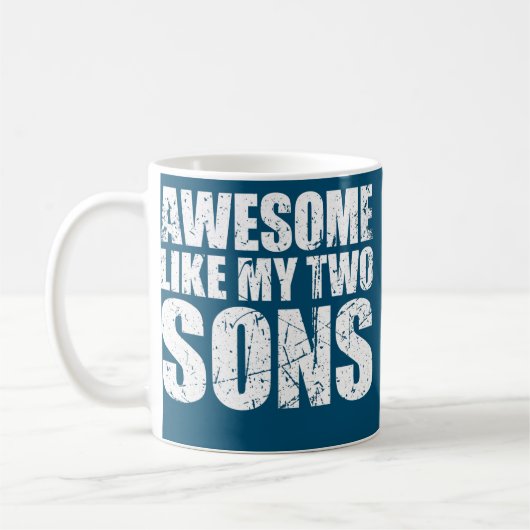 Awesome Like My Three Sons Mother's Day and コーヒーマグカップ (左)