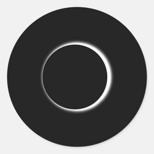 Awesome luna eclipse mens womens and kids Awesome  ラウンドシール (正面)