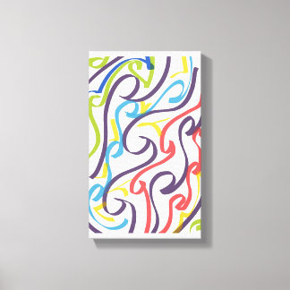 Awesome Maori style ribbon art キャンバスプリント