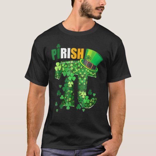 Awesome Math Teacher Shamrock St Patrick's Day Tシャツ (正面)