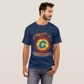 awesome Men's Dark Shirtヴィンテージの大尉の Tシャツ (正面フル)