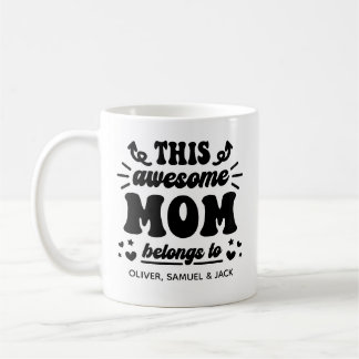 Awesome Mom コーヒーマグカップ