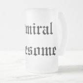 awesome Mug海軍大将 フロストグラスビールジョッキ (正面右)