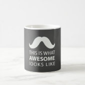 Awesome Mustache コーヒーマグカップ (中央)