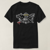 Awesome Navy SWCC MASTER Pin NO QUARTER Flag Desig Tシャツ (デザイン正面)