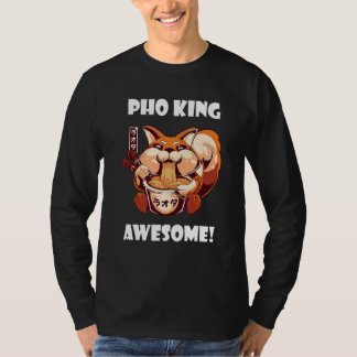 Awesome Pho Fox Pho Bowl Vietnamese Noodle Soup As Tシャツ