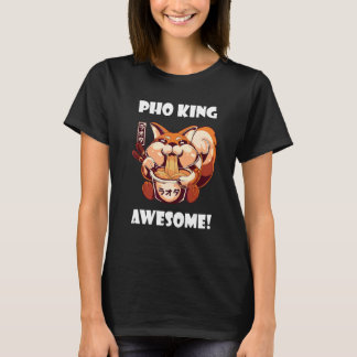 Awesome Pho Fox Pho Bowl Vietnamese Noodle Soup As Tシャツ