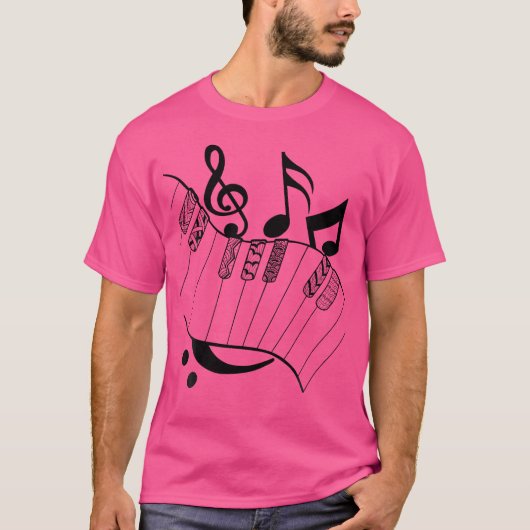 Awesome Piano Player Gift Shirt Piano Teacher Keyb Tシャツ (正面)