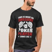 Awesome Poker Player Looks Like Flop Aces Spades Tシャツ (正面)