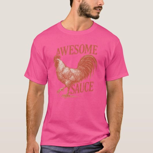 Awesome Sauce Rooster As Seen inhe Accountant 2 vi Tシャツ (正面)