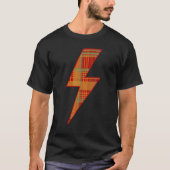 Awesome SCOTTISH TARTAN Lightning Bolt Tシャツ (正面)