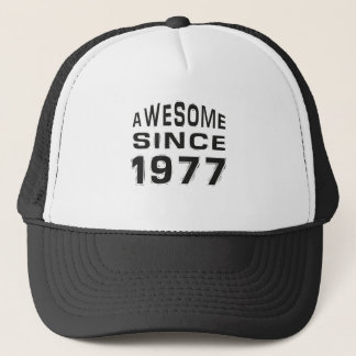 Awesome since 1977 キャップ