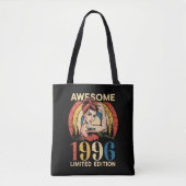 Awesome Since 1996 Retro 30th Women's Birthday トートバッグ (正面)