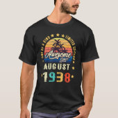 Awesome Since August 1938 One Of A Kind Tシャツ (正面)
