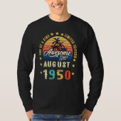 Awesome Since August 1950 One Of A Kind Tシャツ (正面)