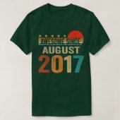 Awesome Since August 2017 5 Years Old 5th Birthday Tシャツ (デザイン正面)