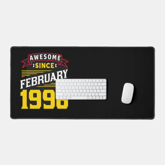 Awesome Since February 1996 デスクマット (キーボード&マウス)