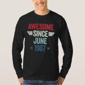 Awesome Since June 1987 Tシャツ (正面)