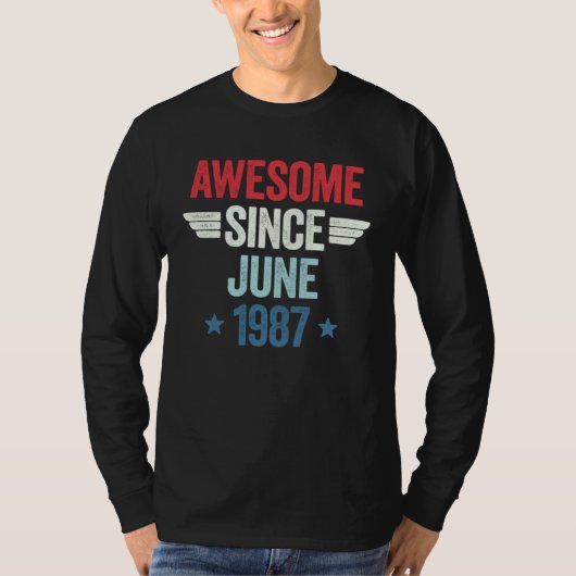 Awesome Since June 1987 Tシャツ (正面)