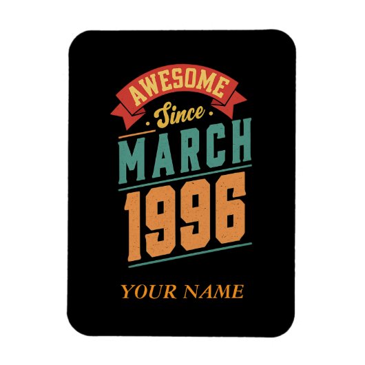 Awesome Since March 1996 マグネット (縦)